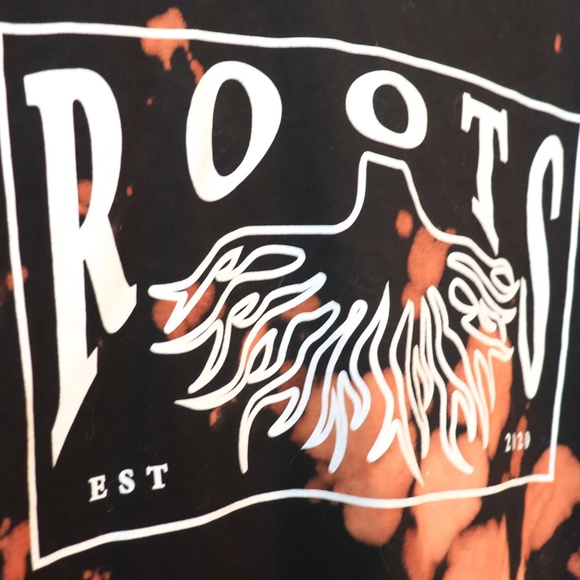 AS Colour 100% Cotton, Solid Black with custom Tie Dye. Size Medium - Picture 3 of 4